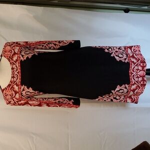 INC Dress with unattached tie belt P/M